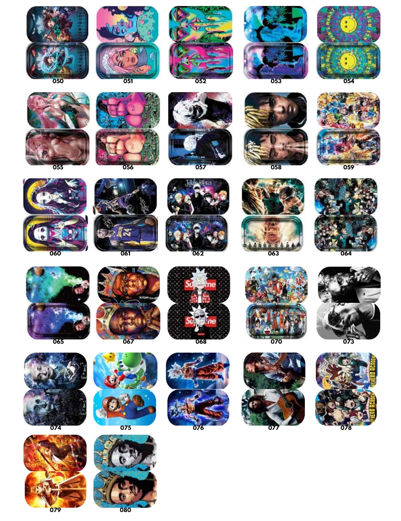 ROLLING TRAYS ASSORTED DESIGNS
